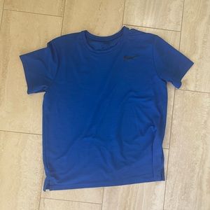 Blue Nike tee